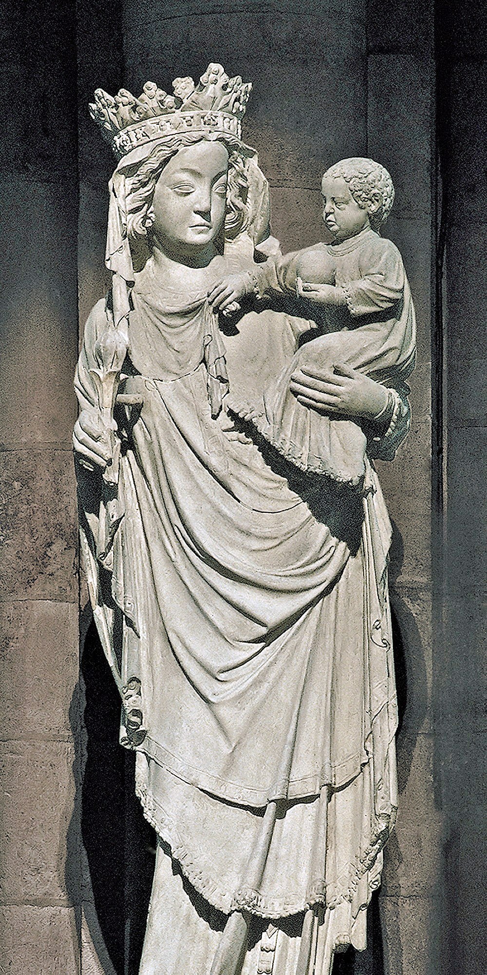 1x Virgin and Child [Virgin of Paris]. Notre-Dame de Paris. Paris FR. 14th century